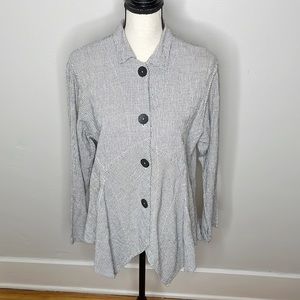 Mill Valley Clothing Company Button down Lagenlook shirt